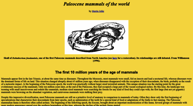 paleocene-mammals.de