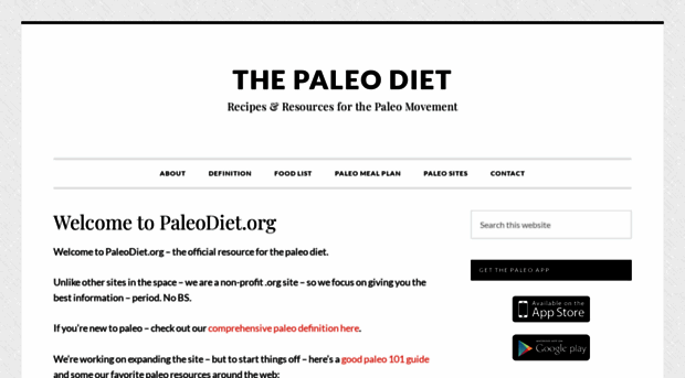 paleodiet.org