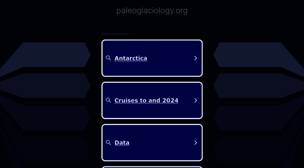 paleoglaciology.org