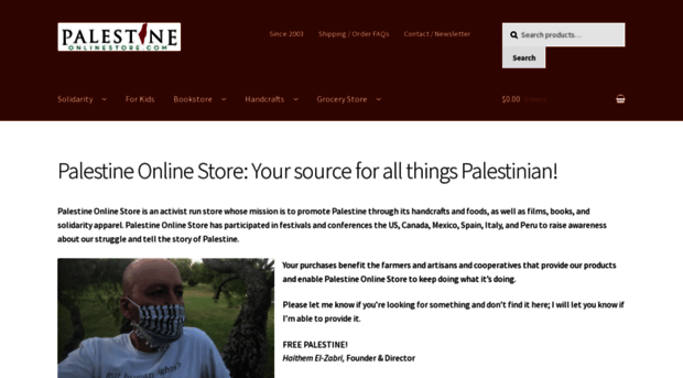 palestineonlinestore.com