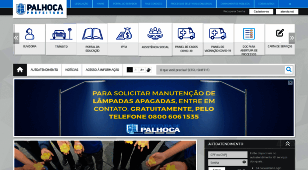 palhoca.atende.net