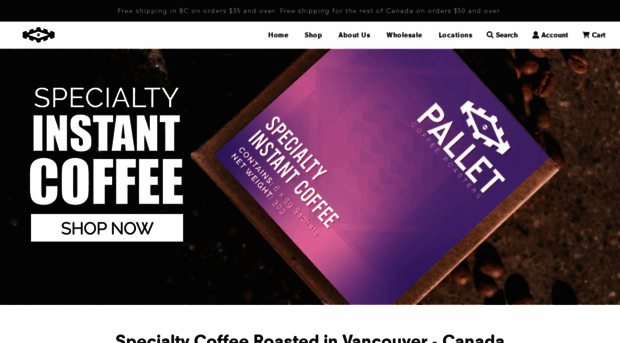 palletcoffeeroasters.com