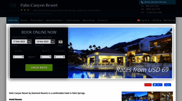 palm-canyon-resort.hotel-rez.com