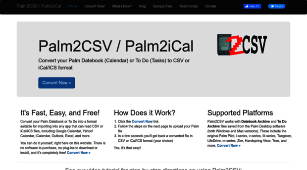 palm2csv.com