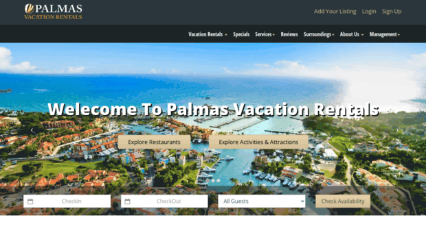 palmasvacationrentals.com