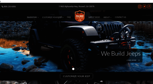 palmercustomjeeps.com