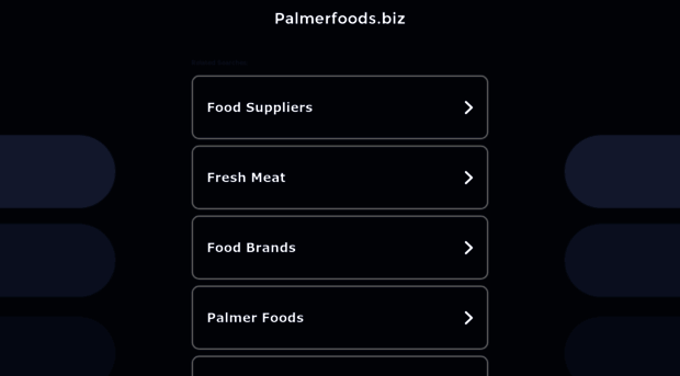 palmerfoods.biz