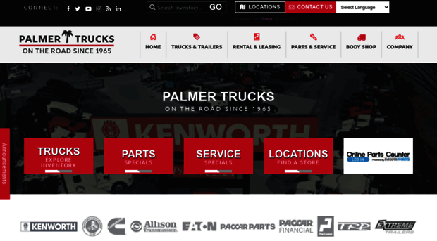 palmertrucks.com