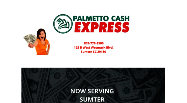 palmettocashexpress.com