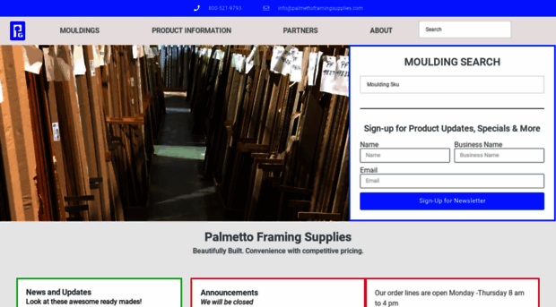 palmettoframingsupplies.com