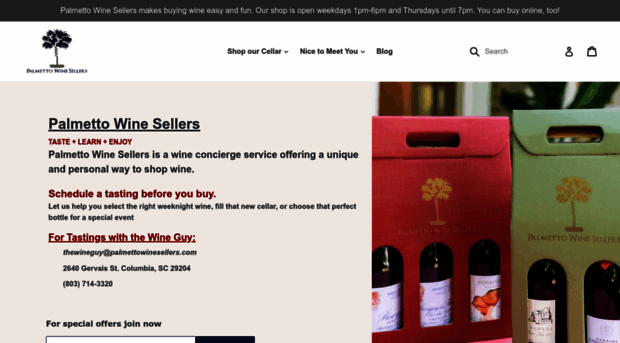 palmettowinesellers.com