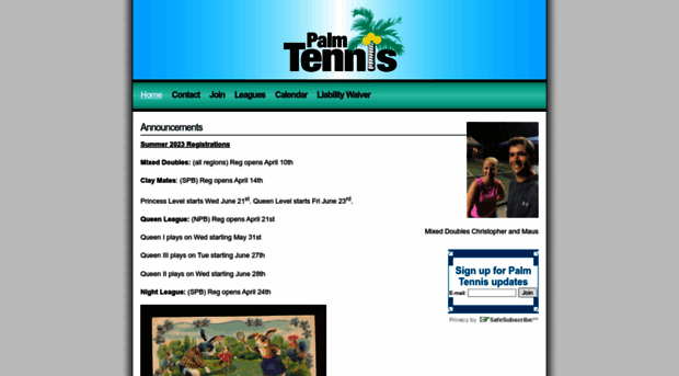 palmtennis.com