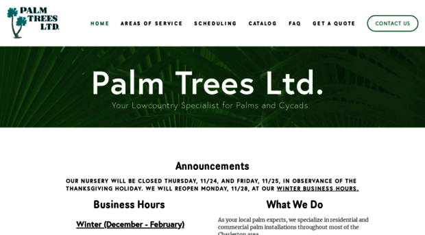 palmtreesltd.com