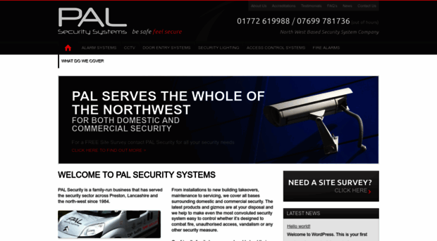 palsecuritysystems.com