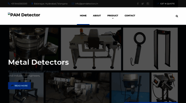 pamdetectors.in