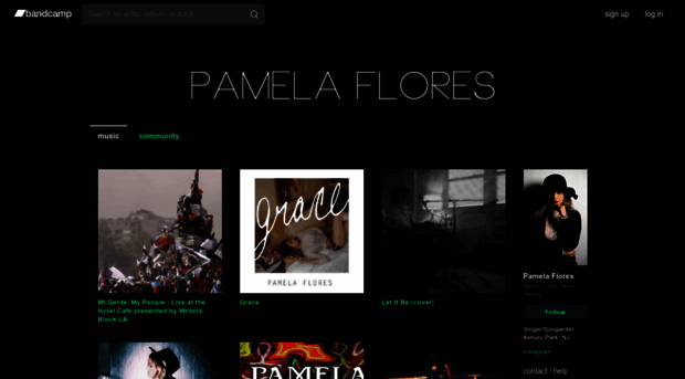 pamelaflores.bandcamp.com