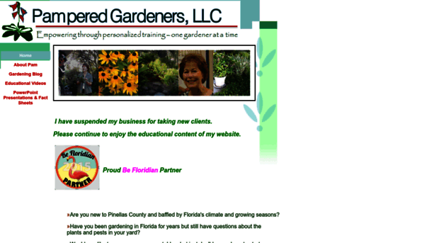 pamperedgardeners.com