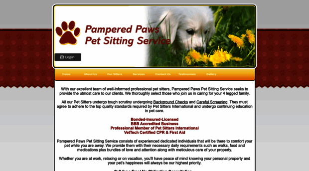 pamperedpawspetsitting.info