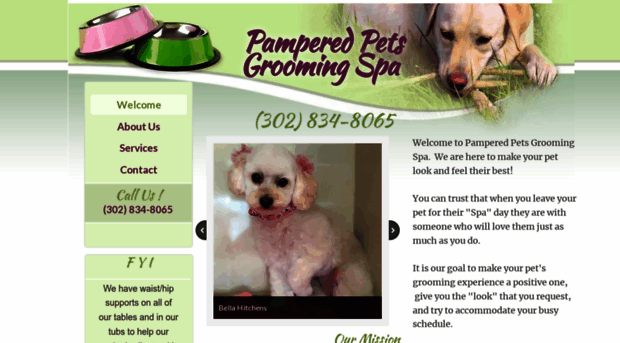 pamperedpetsde.com