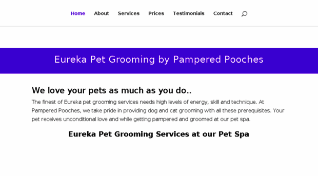 pamperedpooches.us