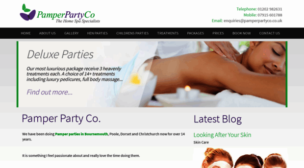 pamperpartyco.co.uk