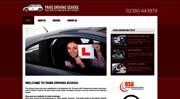 pamsdrivingschool.com