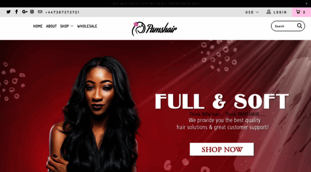 pamsluxuryhair.com