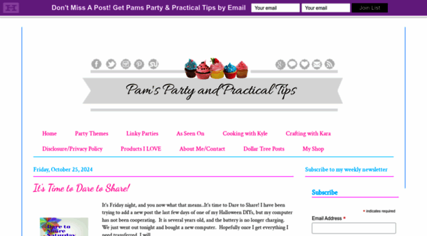 pamspartyandpracticaltips.com