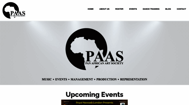 panafricanartsociety.com