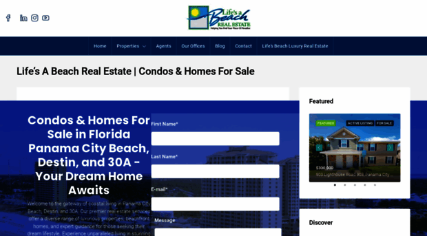 panamacitybeachhomesforsale.com