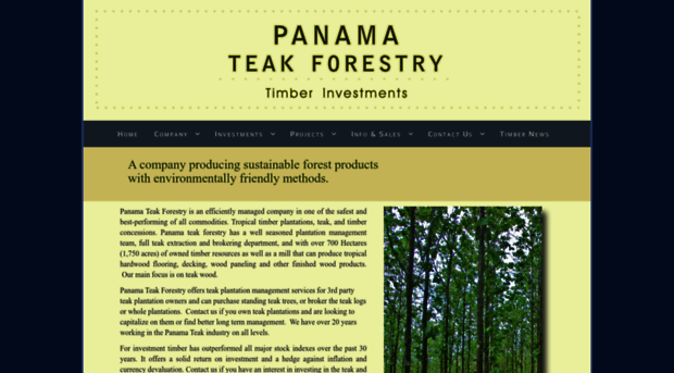 panamateakforestry.com