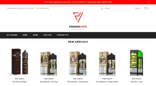 panamavapewholesale.com