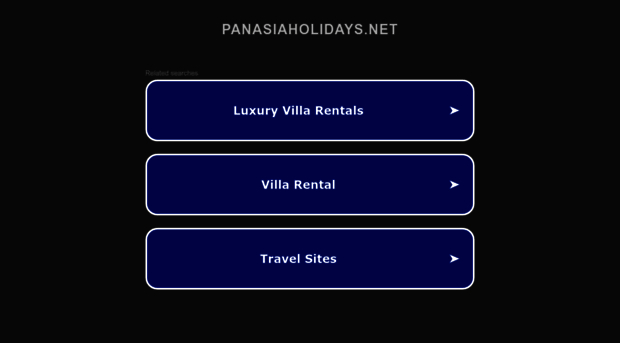 panasiaholidays.net