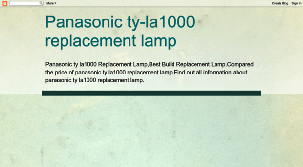 panasonic-ty-la1000-replacement-lamp.blogspot.com