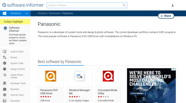 panasonic1.software.informer.com