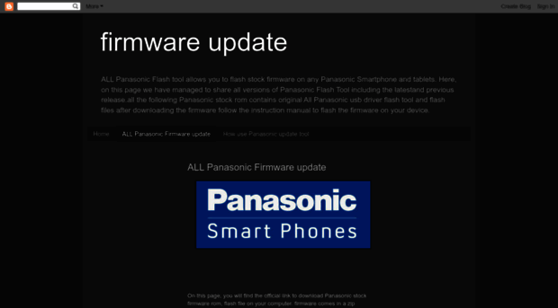 panasonicfirmwareupdate.blogspot.com