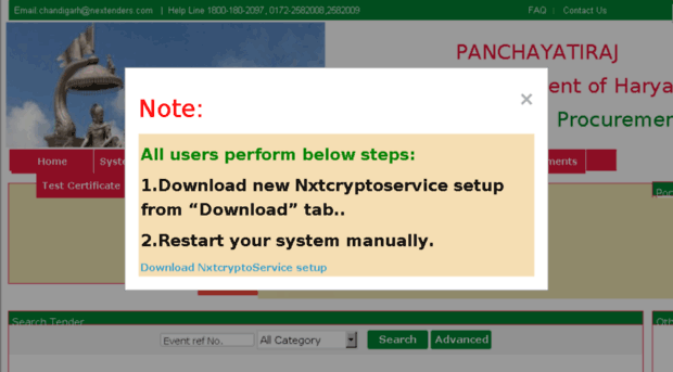 panchayatiraj.haryanaeprocurement.gov.in