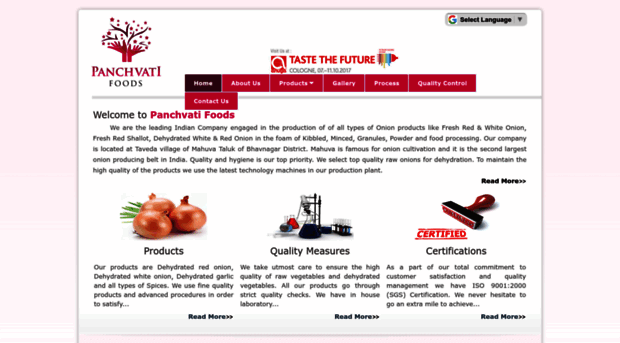 panchvatifoods.com