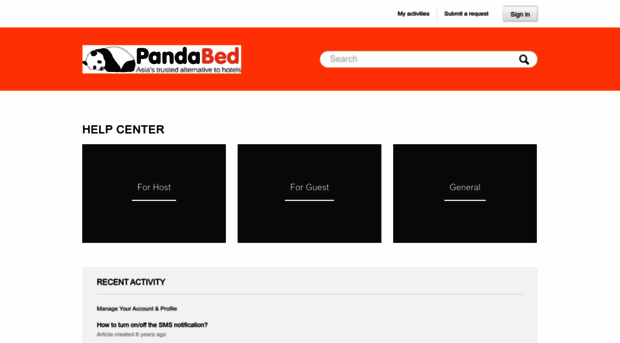 pandabed.zendesk.com