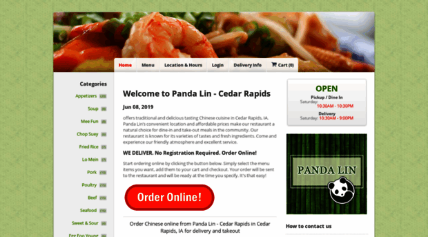 pandalinchineserestaurant.com