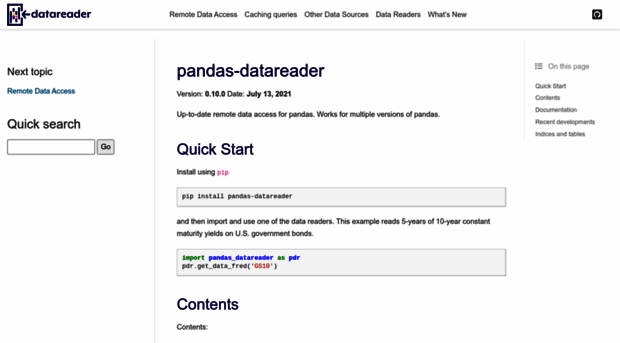 pandas-datareader.readthedocs.io