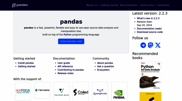 pandas.pydata.org