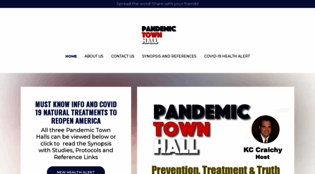 pandemictownhall.com