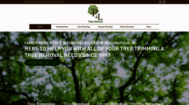 pandltreeservice.com