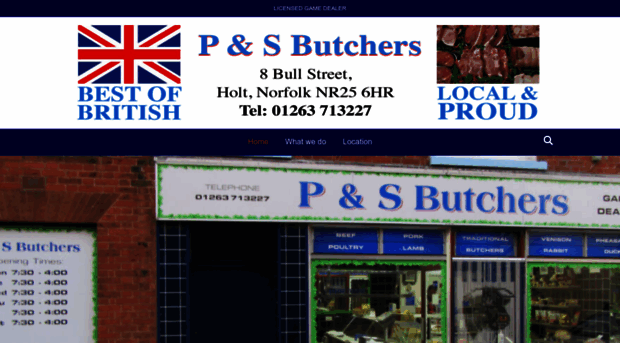 pandsbutchers.co.uk