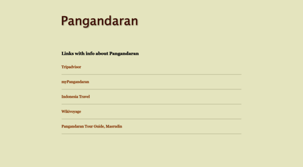 pangandaran.org