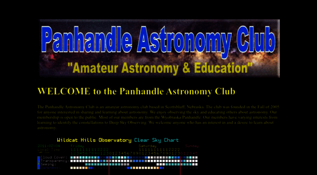 panhandleastronomyclub.com