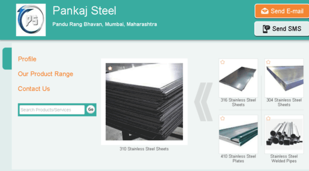 pankajsteel.net