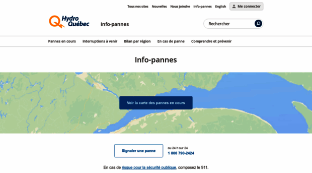 pannes.hydroquebec.com