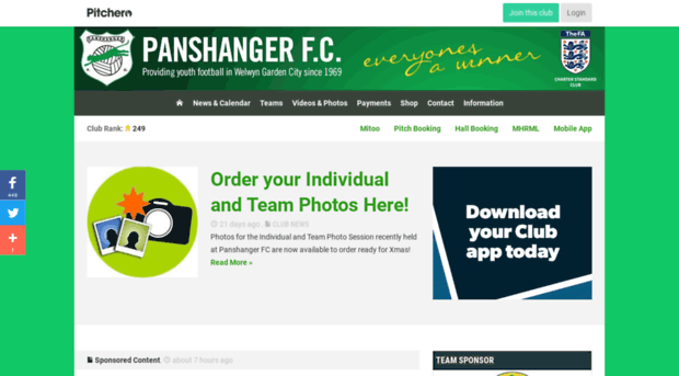 panshangerfc.co.uk